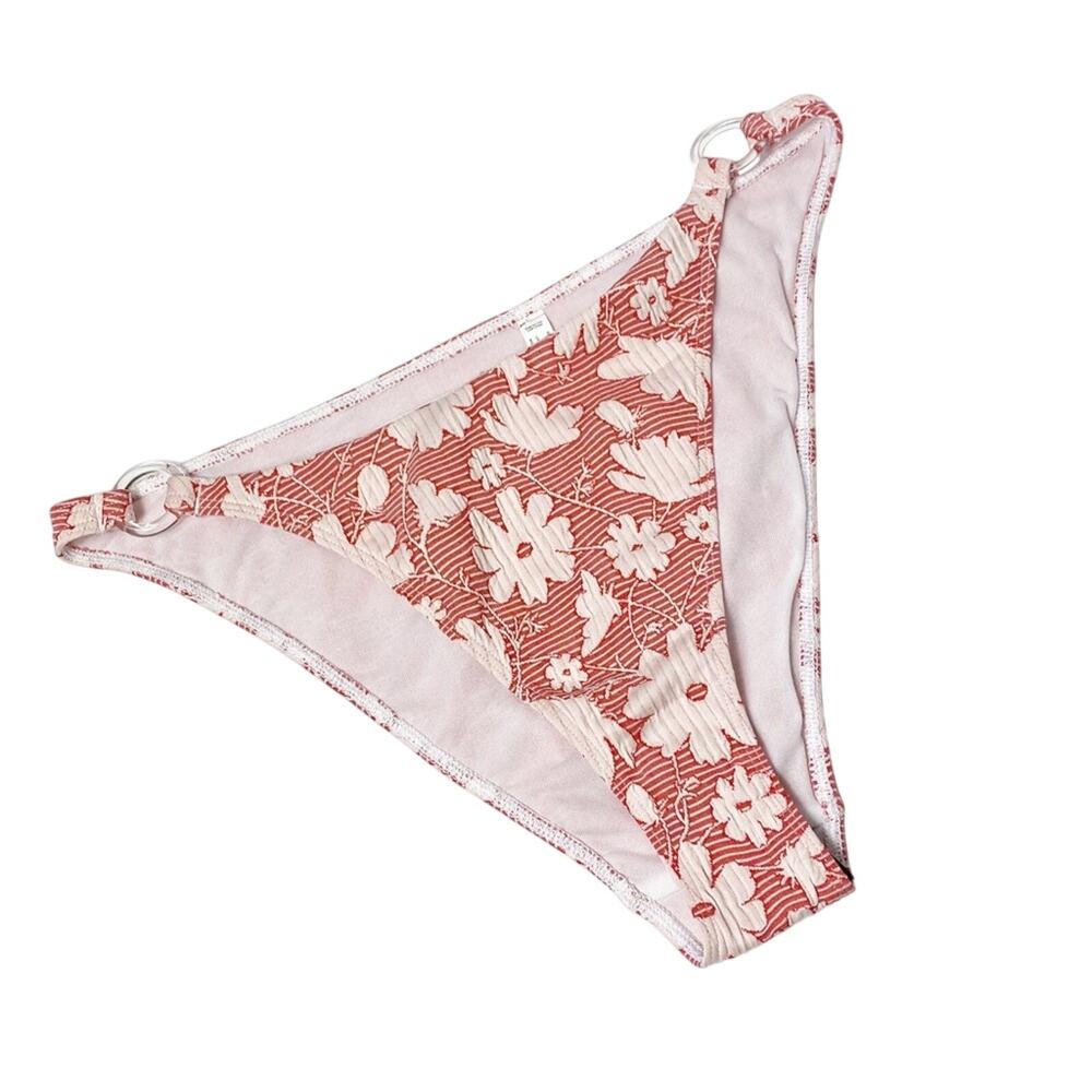 Out From Under Flower Print Swimming Bikini Bottom SIZE MEDIUM NEW